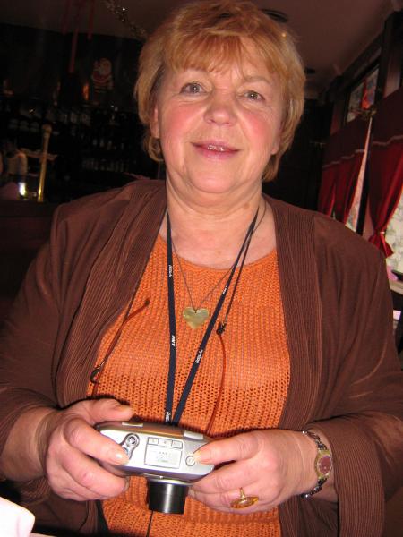 Evelyne arriv�e avec 1h de retard, c'est son habitude....