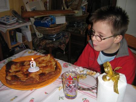 les 6 ans du petit Samoura�