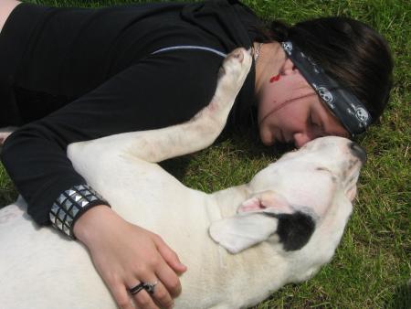 Morgane et Voxane..... � la sieste..