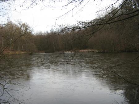 le lac est � nouveau gel�..