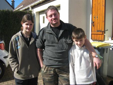 on est content de retrouver Papa...