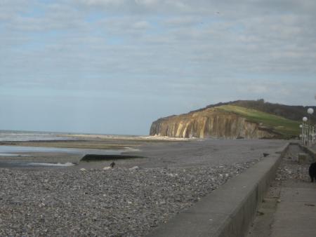 juste un rayon de soleil qui est sur la falaise.