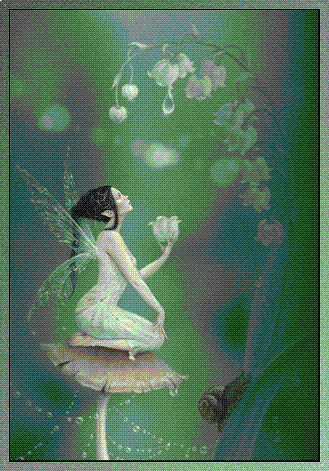 que ces perles de ros�e, et ce muguet vous apportent, le bonheur.