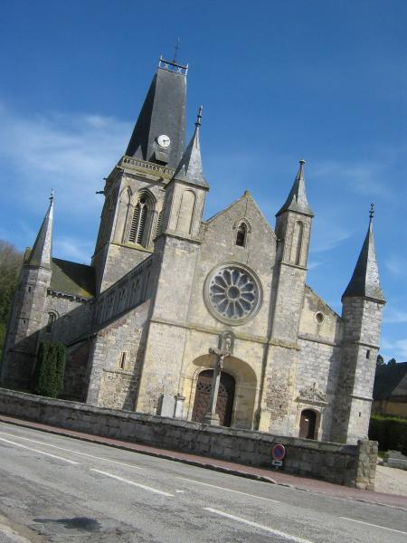 �glise du BOURG- DUN, tout petit village ,grande �glise...