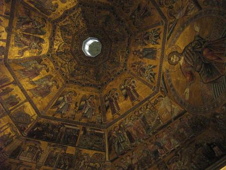 plafond du Baptist�re de Florence.