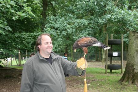 Alb� et sa passion... la fauconnerie3