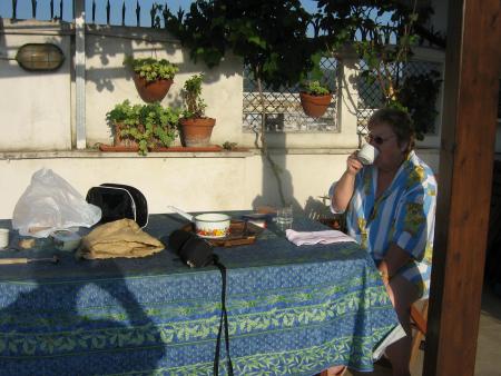 6h30 du matin,d�j� au petit d�je�ner, car � 8h nous �tions sur les cites � voir et rentrions vers 17h