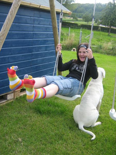 Les doigts de pieds en �ventails ...