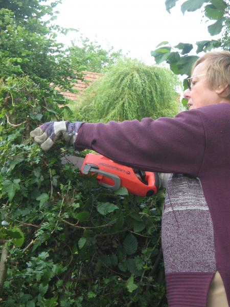 la scie �lectrique..