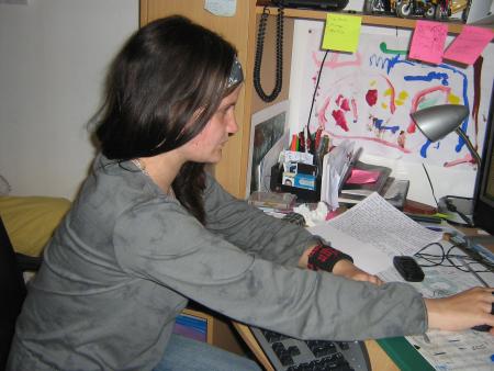 Ma nouvelle secr�taire pour une semaine !