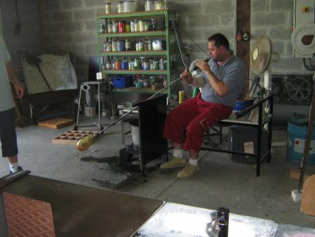 Pr�paration d'un vase