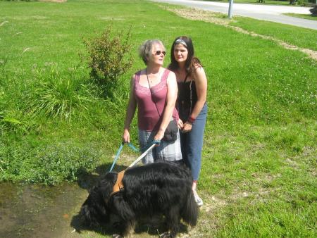 Sages comme des images Mamiemyope ,  Morganne et moi...