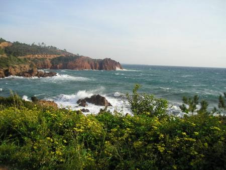 entre Agay et Canne balade dans le midi  en 01.06