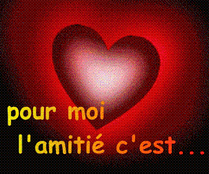 merci Joceange, je suis triste impossible de me souvenir du code pour rentrer sur ton blog si bien que je ne peux te faire coucou et l'amiti� pour moi c'est de dire � mes amies